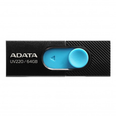 ADATA UV220 USB paměť 64 GB USB Typ-A 2.0 Černá, Modrá