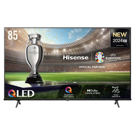 Hisense 85E7NQ televizor 2,16 m (85") 4K Ultra HD Smart TV Wi-Fi Černá 400 cd/m²