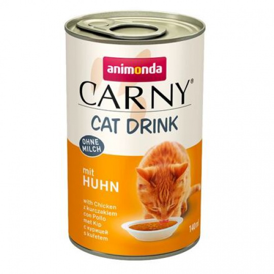 Carny Cat Drink nápoj pro kočky s kuřecím masem 140 ml Carny Cat Drink nápoj pro kočky s kuřecím masem 140 ml