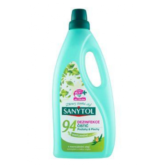 SANYTOL čistič na podlahy a plochy 94% rostl.původu 1l