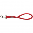 Krátké vodítko PREMIUM, M-XL: 37 cm/25 mm, červená