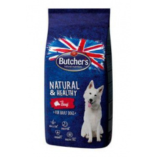 Butcher's Dog Natural&Healthy Dry s hovězím masem 15kg Butcher's Dog Natural&Healthy Dry s hovězím masem 15kg