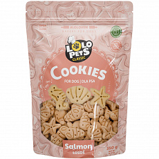 Sušenky KOSTIČKY MOŘSKÉ PLODY s lososem pro psy 350 g Sušenky KOSTIČKY MOŘSKÉ PLODY s lososem pro psy 350 g