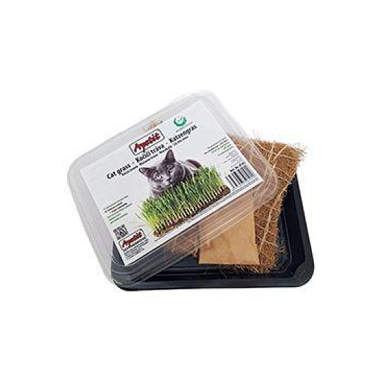 Apetit mačacia tráva, pestovacia miska, kokosová rohož 30g
