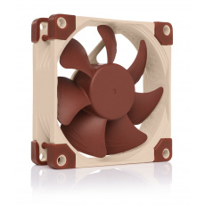 Noctua NF-A8 PWM Chladicí systém pro počítač Počítačová skříň Ventilátor 8 cm Béžová, Hnědá