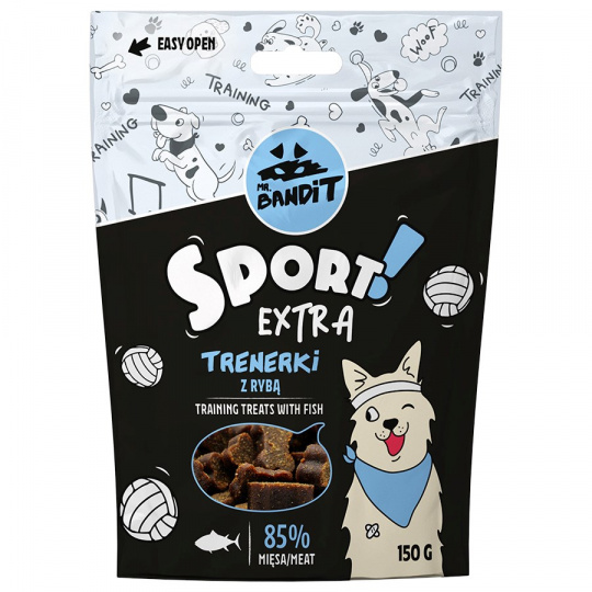 VET EXPERT PAN. BANDIT Sport Extra Trenažéry s rybou - pochoutka pro psy - 150 g