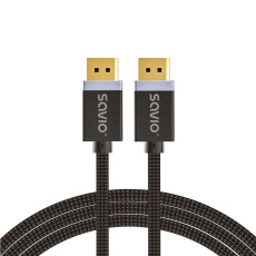 DisplayPort kabel 1 m Černá SAVIO CL-165