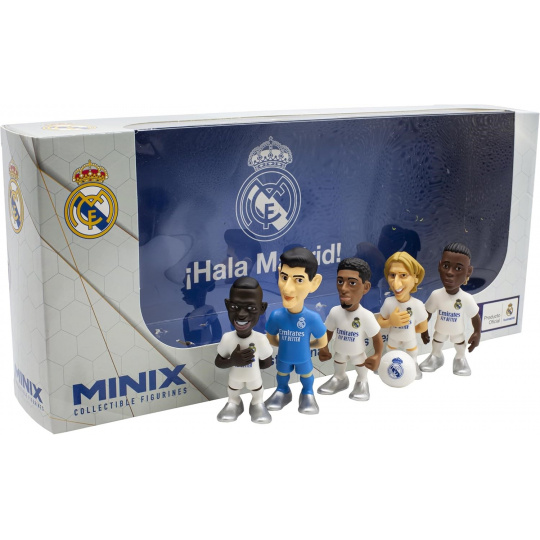 Sada 5 figurek + míč Real Madrid CF Minix 7 cm