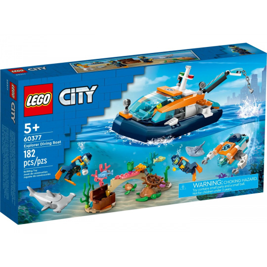 LEGO CITY 60377 PRŮZKUMNÝ POTÁPĚČSKÝ ČLUN