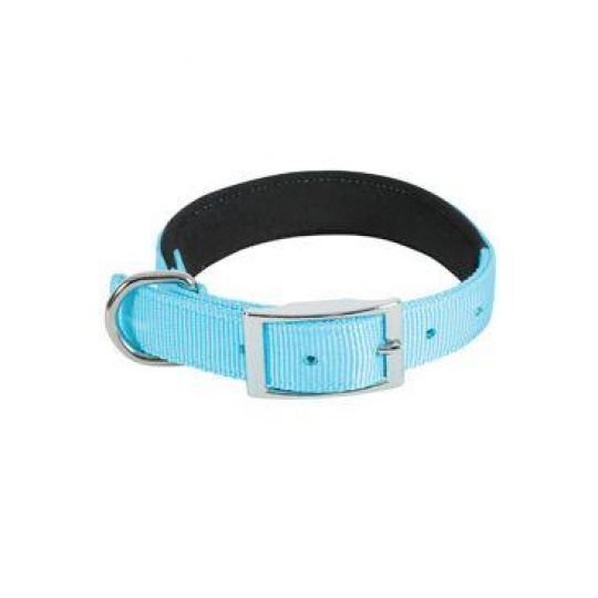 Obojek pes SOFT nylon 25mm/50cm tyrkysová Zolux
