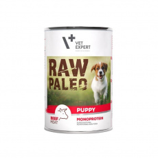 RAW PALEO Puppy Monoprotein Beef - mokré krmivo pro štěňata - 400 g