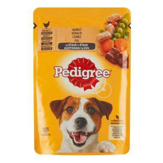 Pedigree kapsa Adult kuřecí se zeleninou ve šťávě 100g