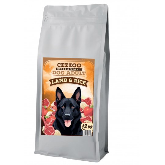CEZZOO Hypoallergenic Dog Adult Lamb & Rice 12kg
