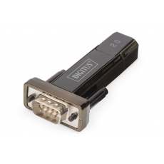 Digitus DA-70156 kabelová redukce USB 2.0 D-Sub 9 Male Černá