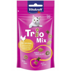 VITAKRAFT Trio Mix Poultry - pamlsek pro kočky - 60g