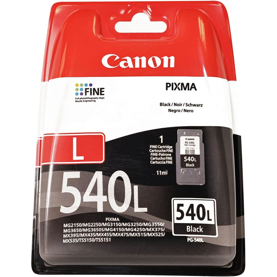 Canon PG-540L inkoustová náplň 1 kusů Originální Standardní výtěžnost Černá