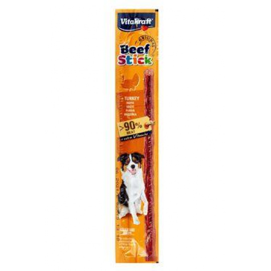 Vitakraft Dog poch. Beef Stick krůtí 12g