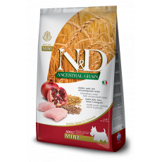 N&D LG DOG Adult Mini Chicken & Pomegranate 7kg