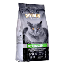 DIVINUS Cat Sterilized - suché krmivo pro kočky - 2 kg