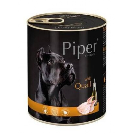 DOLINA NOTECI Piper Animals with quail - mokré krmivo pro psy - 800g