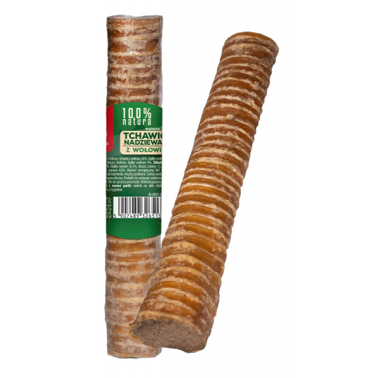 MACED Trachea stuffed with beef - žvýkačka pro psa - 150g