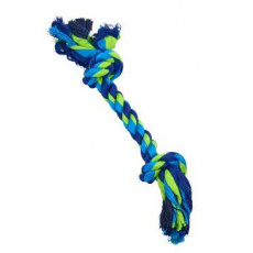 Hračka pes BUSTER Dent.Rope 2 uzly modrá/limet.35cm L Hračka pes BUSTER Dent.Rope 2 uzly modrá/limet.35cm L