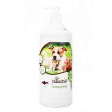 NATURECA Lososový olej 100% 1000ml NATURECA Lososový olej 100% 1000ml
