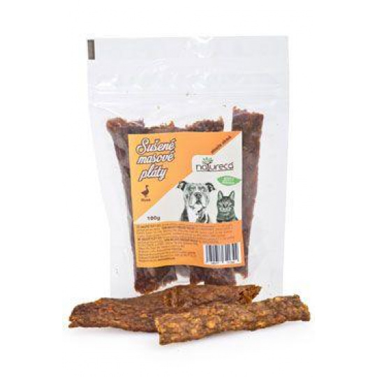 NATURECA pochoutka Masové pláty Husa, 100%maso 100g