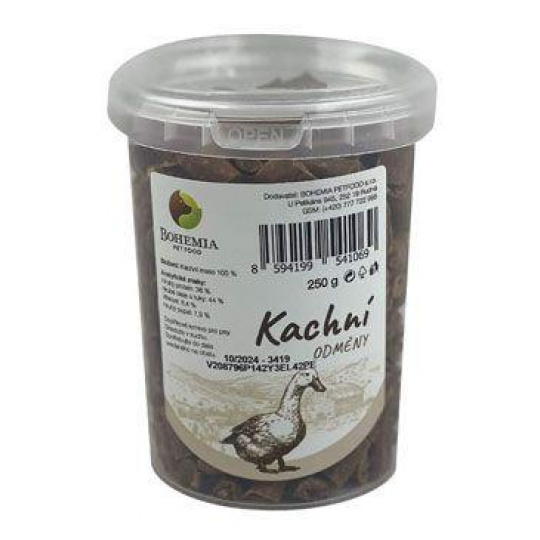BOHEMIA Odměny Kachní 250g BOHEMIA Odměny Kachní 250g