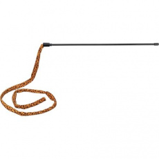 Hrací prut s plyšovou šňůrou, plast/plyš, 38 cm