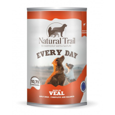 NATURAL TRAIL Every Day Rich in veal - vlhké krmivo pro psy - 400g