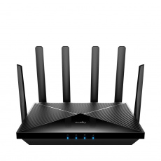 Cudy LT12 bezdrátový router Gigabit Ethernet Dvoupásmový (2,4 GHz / 5 GHz) 4G Černá