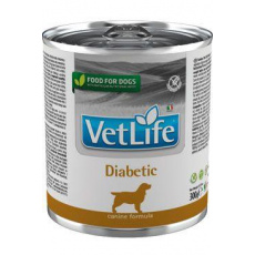 Vet Life Natural DOG konz. Diabetic 300g Vet Life Natural DOG konz. Diabetic 300g