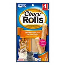 Churu Cat Rolls Chicken wraps Chicken cream 4x10g Churu Cat Rolls Chicken wraps Chicken cream 4x10g