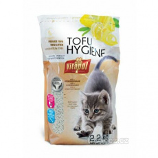 Podestýlka TOFU citrónová, hrudkující pro kočky 3,8 L - 