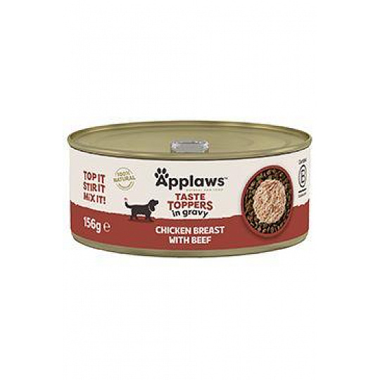 Applaws Dog konz. Toppers Gravy kuře s hovězím 156g Applaws Dog konz. Toppers Gravy kuře s hovězím 156g