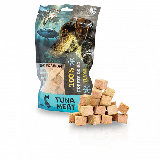 KIDDOG SUPER PREMIUM 100% tuňák - kusy čistého masa sušené mrazem 50 g