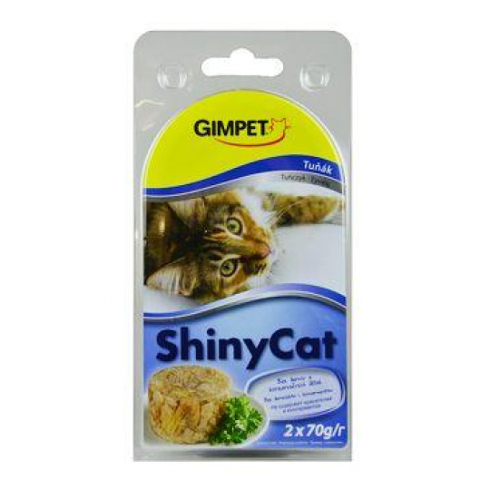 Gimpet ShinyCat konz. tuňak 2x70g Gimpet ShinyCat konz. tuňak 2x70g