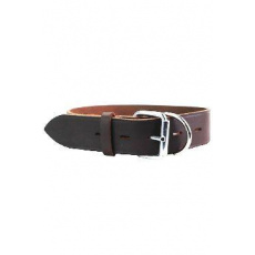 Obojek kožený Rondo hnědý 62/4cm KAR Obojek kožený Rondo hnědý 62/4cm KAR