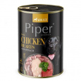 NEW PIPER s kuřecími srdíčky a špenátem, konzerva pro psy 400 g