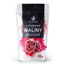 Allnature Malina sušená mrazem celá 20g Allnature Malina sušená mrazem celá 20g