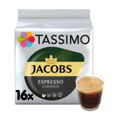 Káva v kapslích Jacobs (16 kapslí pro přípravu 16 x 60 ml kávy espresso)