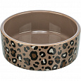 Miska LEO, keramická, 2,5 l/ø 22 cm, leopardí vzor