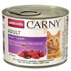 ANIMONDA konzerva CARNY Adult - hovězí, jehněčí 200g ANIMONDA konzerva CARNY Adult - hovězí, jehněčí 200g