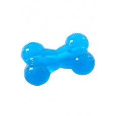 Hračka pes BUSTER Strong Bone, světle modrá, L Hračka pes BUSTER Strong Bone, světle modrá, L