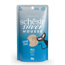 Schesir Cat kapsa Senior Lifestage Mousse kuře 80g Schesir Cat kapsa Senior Lifestage Mousse kuře 80g