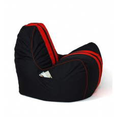 Sako taška pouffe Ferrari černo-červená XXL 140 x 100 cm