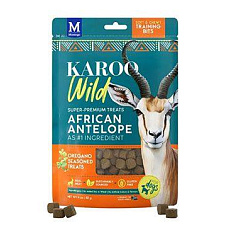 Pochúťka KAROO trainer snack antilopa oregano 113g Pochúťka KAROO trainer snack antilopa oregano 113g
