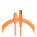 DJ TECHTOOLS Chroma Cable USB-C - Kabel USB, oranžový - 1,5 m