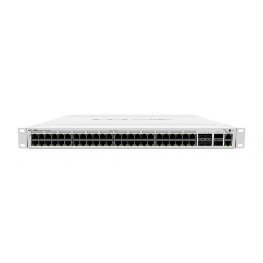 Mikrotik CRS354-48P-4S+2Q+RM síťový přepínač Řízený L3 Gigabit Ethernet (10/100/1000) Podpora napájení po Ethernetu (PoE) 1U